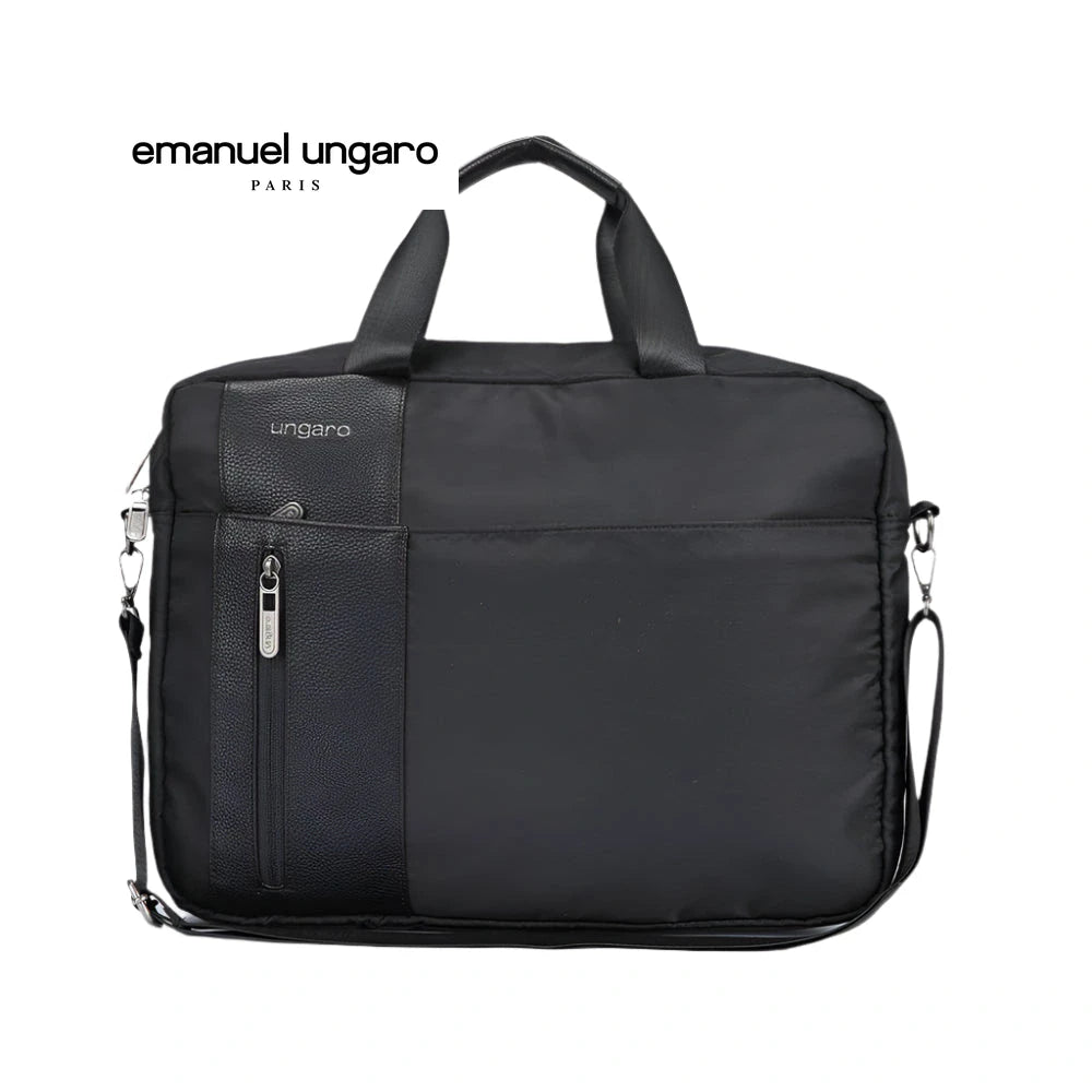 תיק צד עסקי פונקציונלי למחשב נייד 15.6" מבית EMANUEL UNGARO