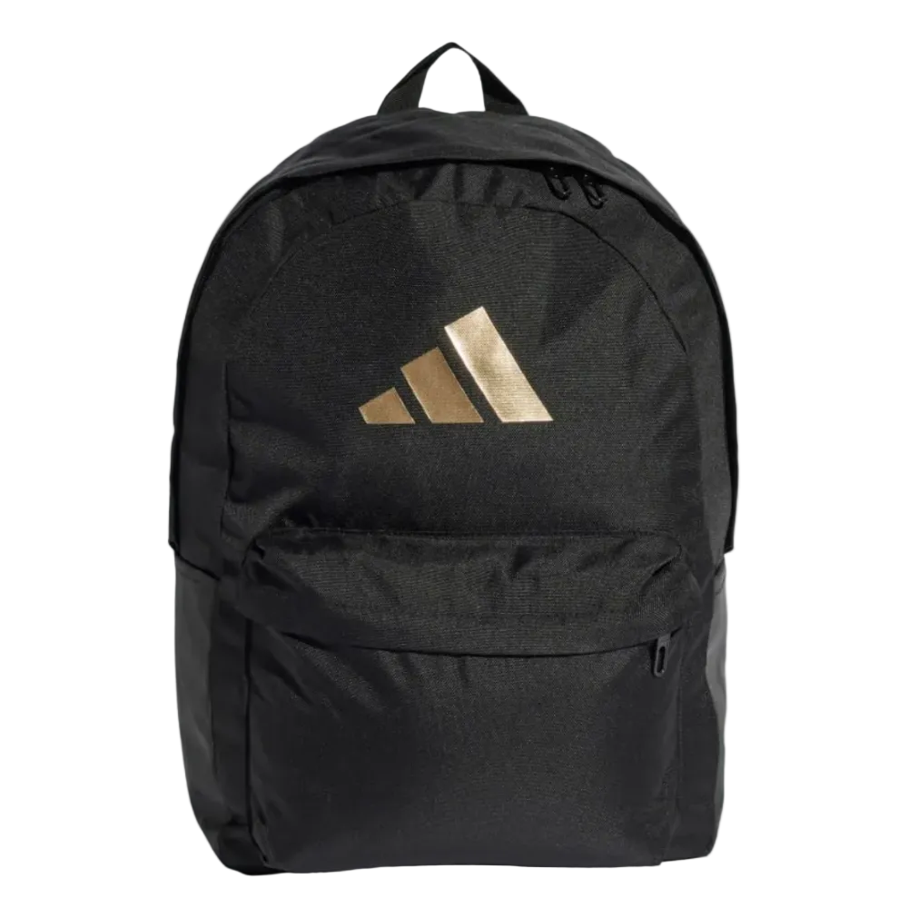 תיק גב קלאסי Adidas 3 Bar Gold Logo (דגם IS7048)