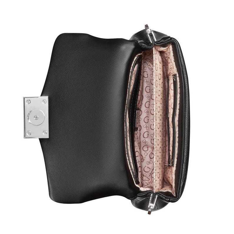 תיק צד יוקרתי לנשים דגם Jarson Crossbody Flap מבית מותג האופנה GUESS