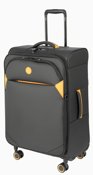 מזוודת בד סופרלייט קלה במיוחד שחור