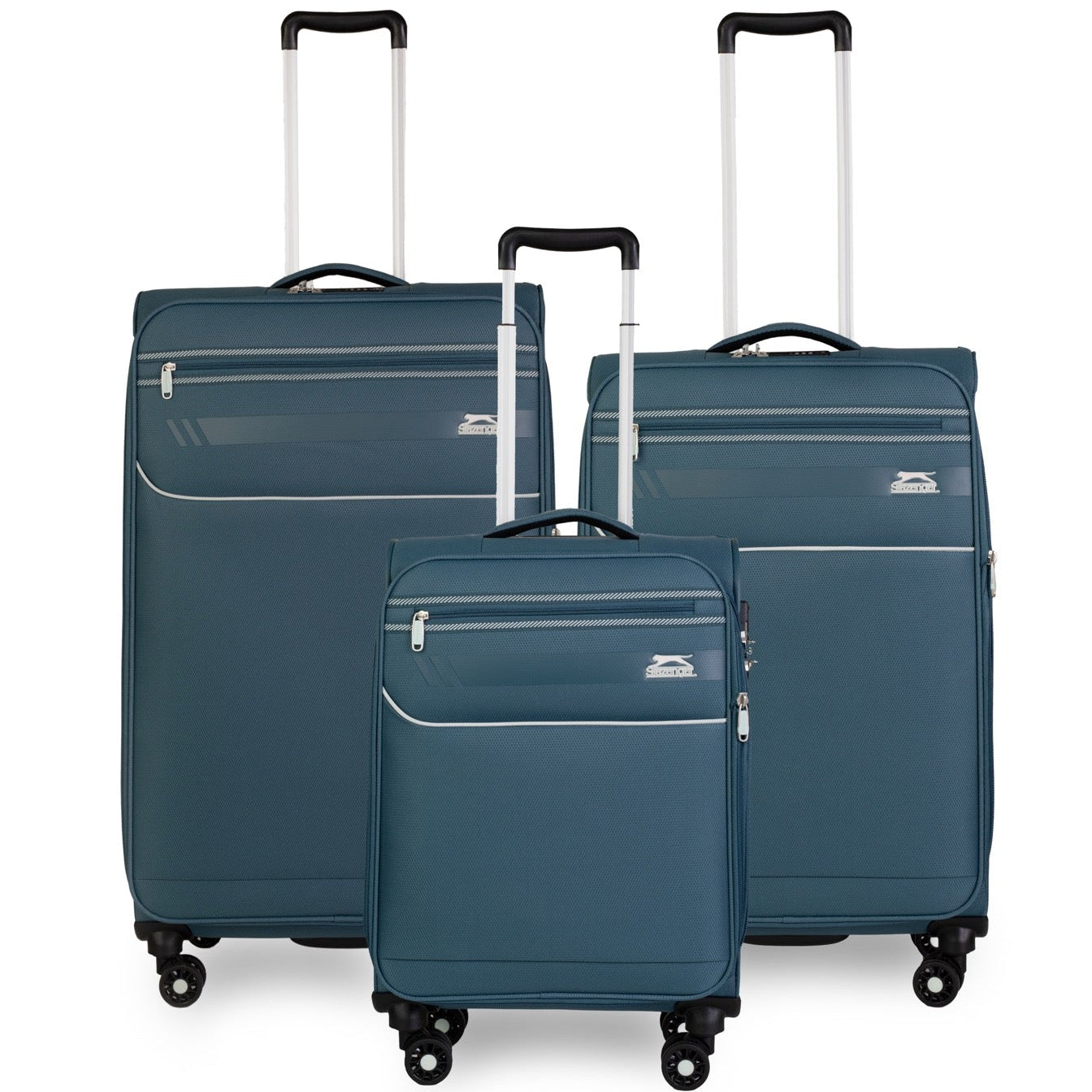 סט 3 מזוודות בד פרמיום קלות במיוחד דגם B-lite II מבית חברת היוקרה Slazenger