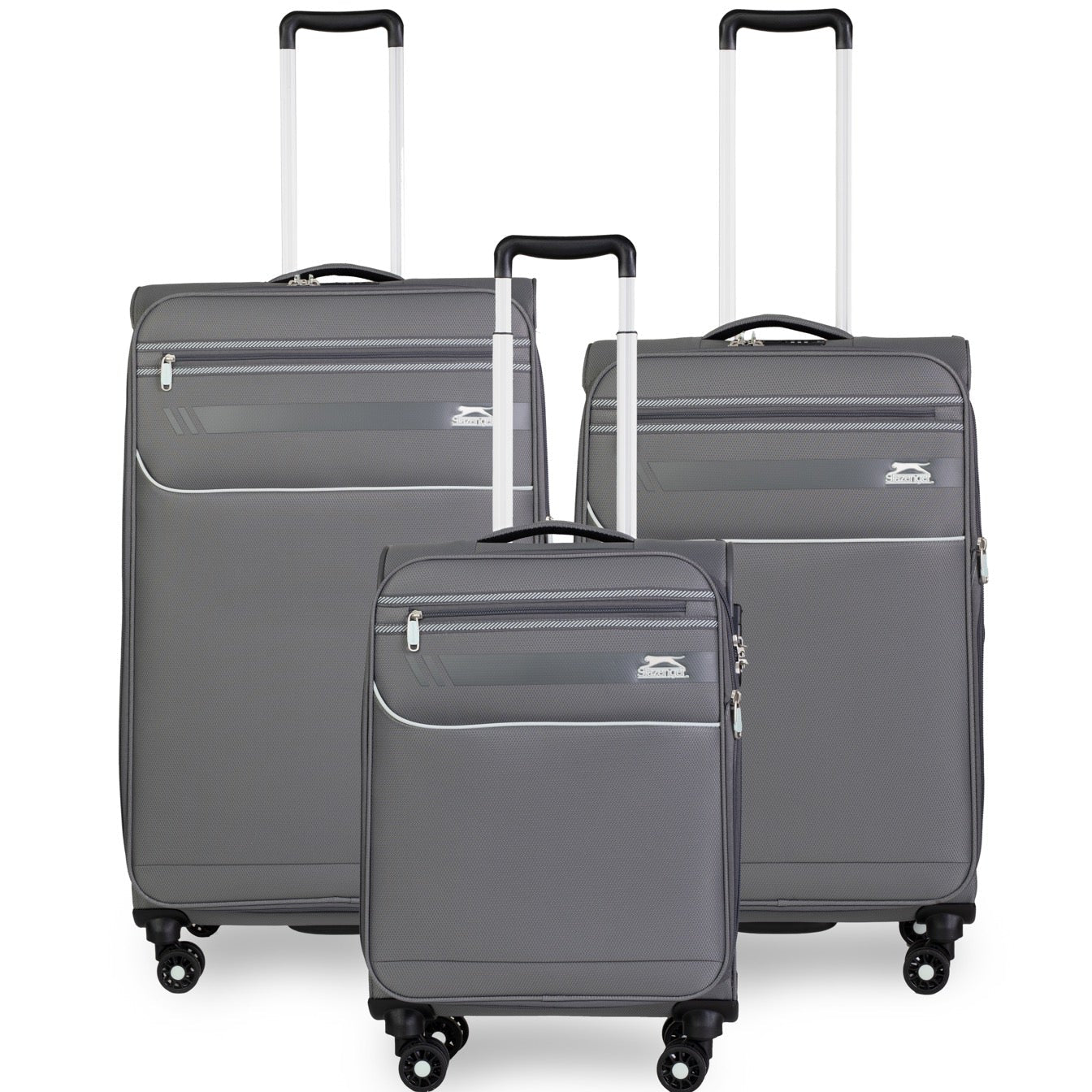 סט 3 מזוודות בד פרמיום קלות במיוחד דגם B-lite II מבית חברת היוקרה Slazenger