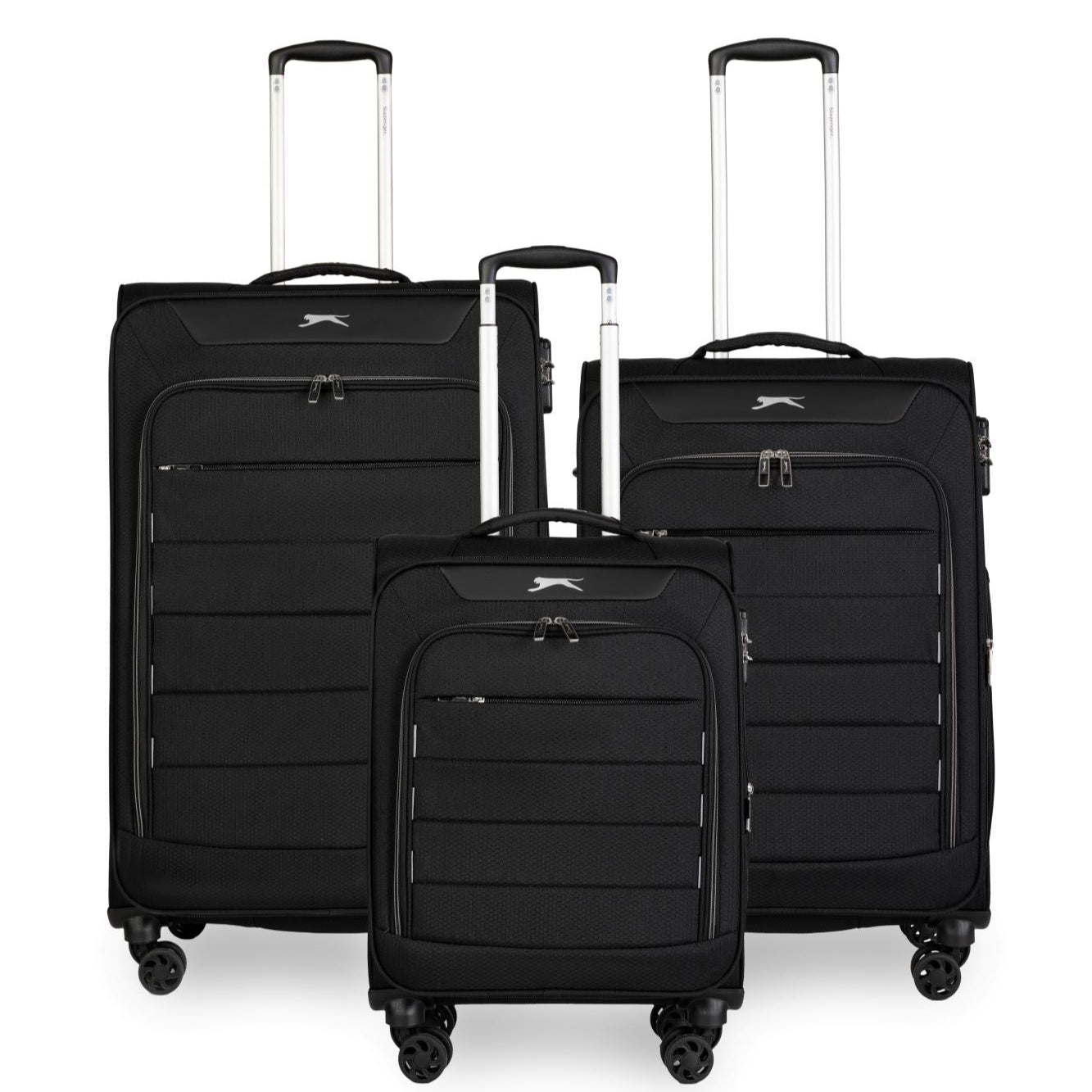 סט 3 מזוודות קלות משקל מבית מותג היוקרה Slazenger דגם C-Lite