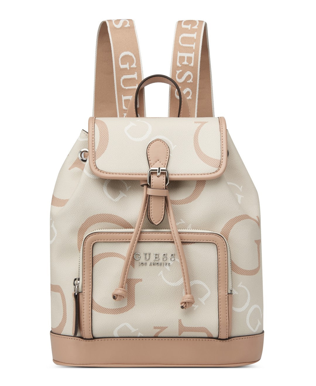 תיק גב לנשים דגם SELAH FLAP BACKPACK מבית מותג האופנה GUESS