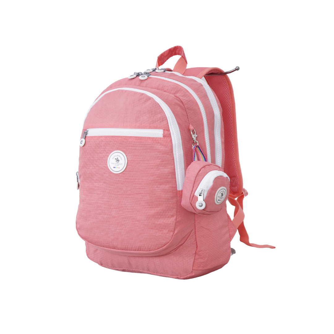 תיק גב עם תא ללפטופ וארנק חיצוני לבית ספר דגם Campus מבית POLO CLUB