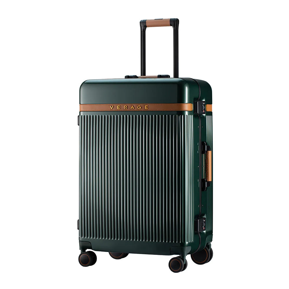 מזוודה בינונית קשיחה ויוקרתית 25" מבית המותג VERAGE דגם WINDSOR המזוודה שמככבת במגזיני אופנה רבים