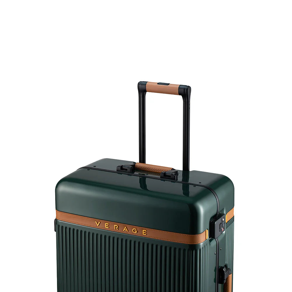 מזוודה בינונית קשיחה ויוקרתית 25" מבית המותג VERAGE דגם WINDSOR המזוודה שמככבת במגזיני אופנה רבים
