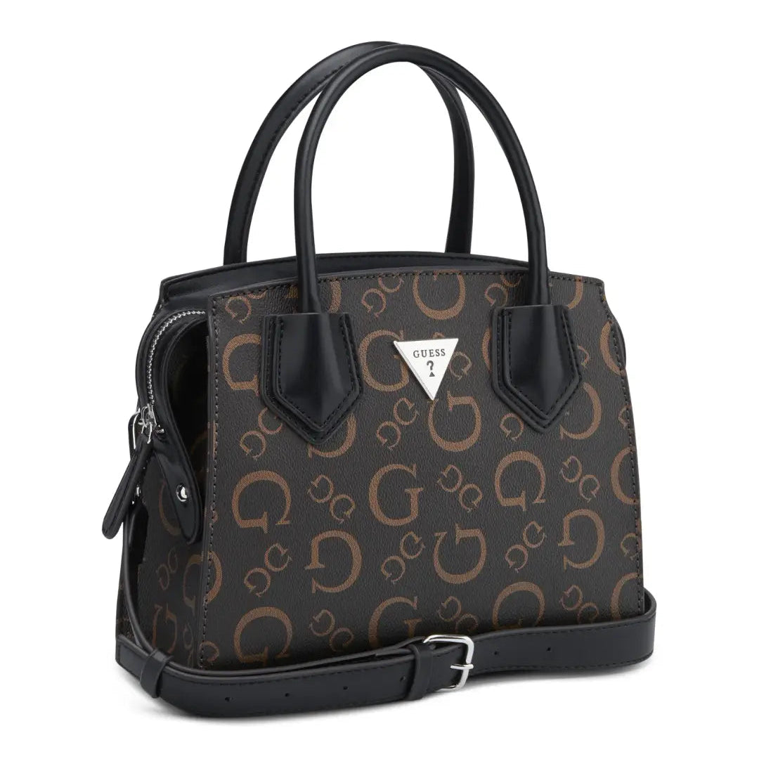 תיק צד יוקרתי לנשים דגם DORVAL SATCHEL מבית מותג האופנה העולמי GUESS