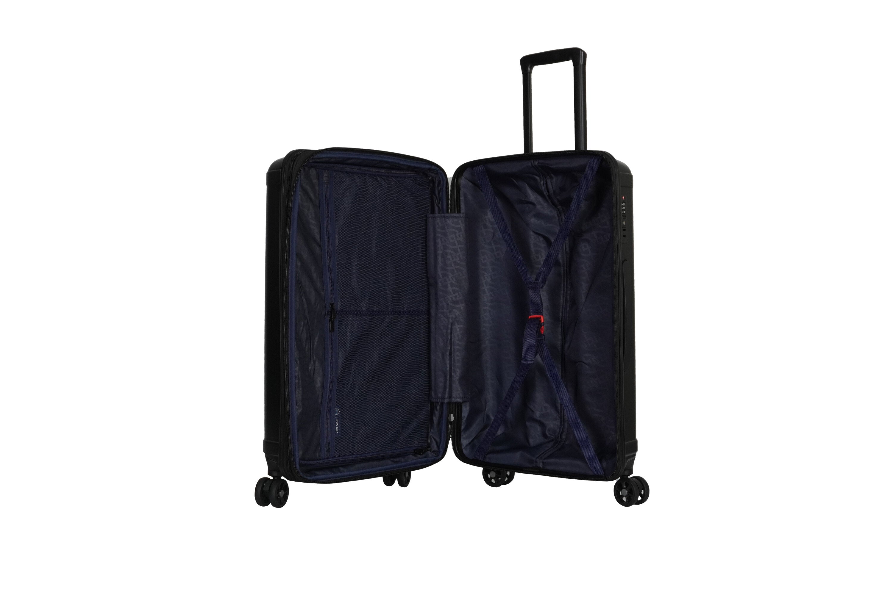 מזוודה קשיחה גדולה 27" בלתי שבירה עם פטנט הגלגל המתפרק מבית היוקרה VERAGE דגם GENOVA המפואר