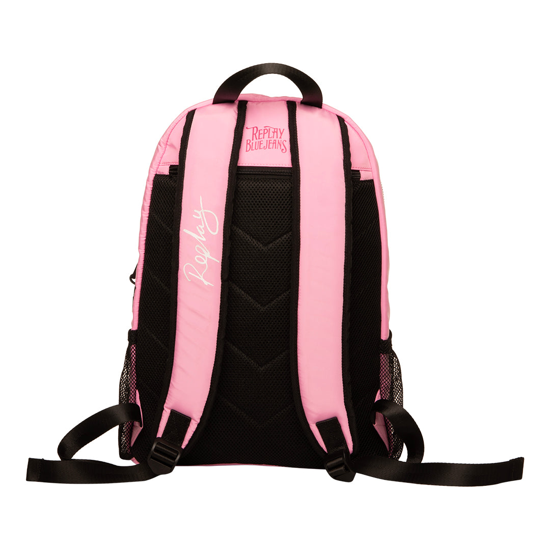 תיק גב ורוד אופנתי לנוער מבית Replay דגם FU3159 PINK