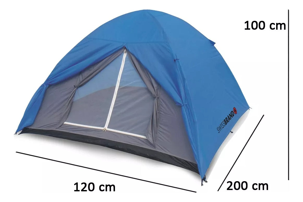 אוהל קמפינג 2 אנשים - 2 עונות מבית SWISSBRAND דגם CLASSIC TENT