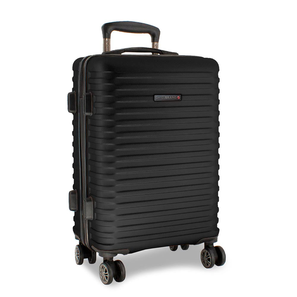 סט 3 מזוודות קשיחות מבית המותג SwissBrand דגם Dublin