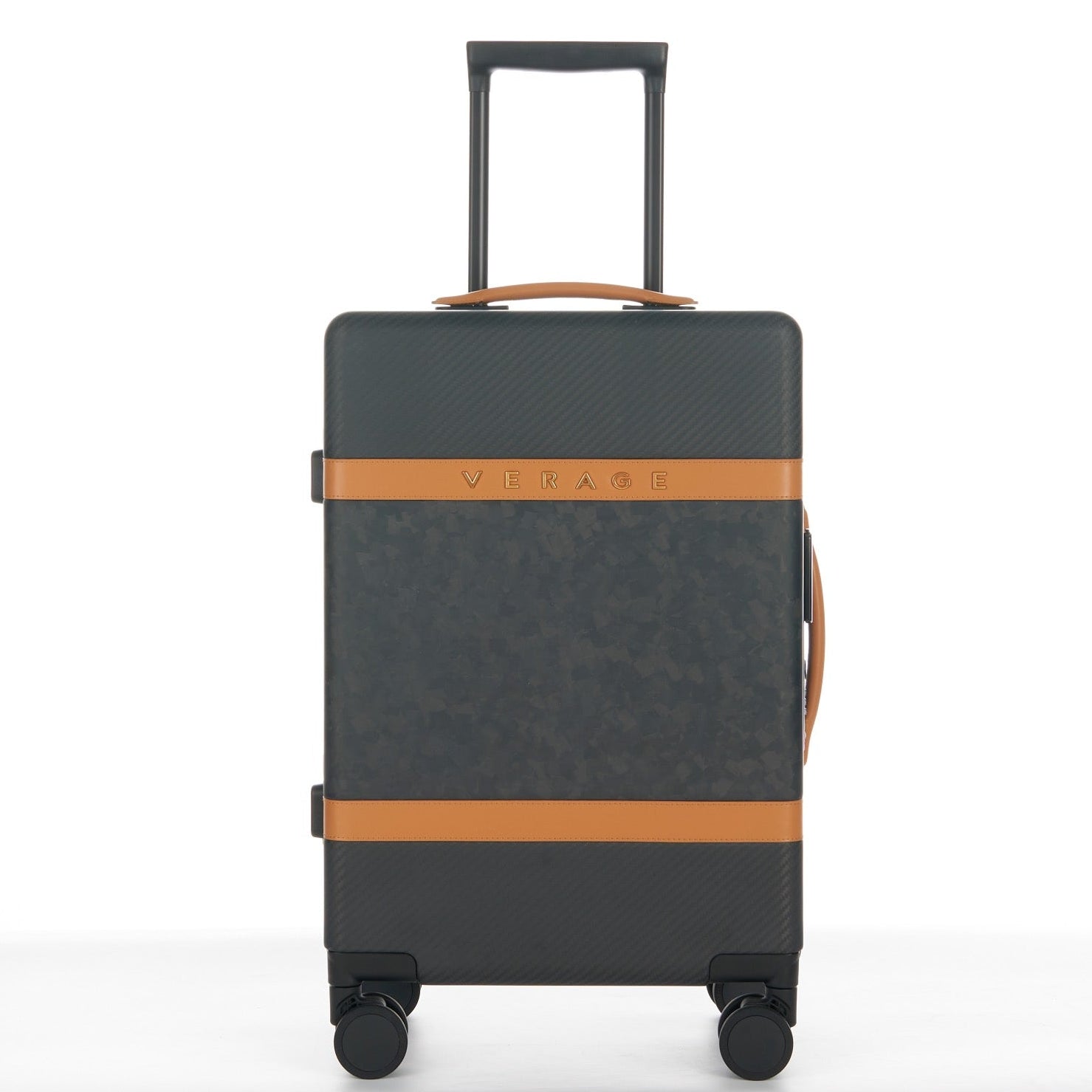 מזוודת טרולי עליה למטוס ״21 אופנתית ויוקרתית דגם CARBON FIBER מבית מותג היוקרה VERAGE