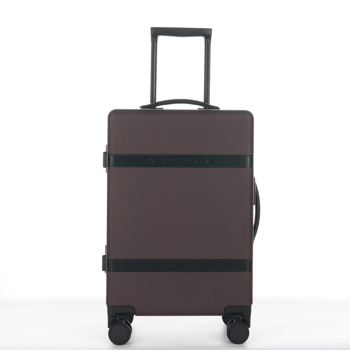 מזוודת טרולי עליה למטוס ״22 אופנתית ויוקרתית דגם CARBON FIBER מבית מותג היוקרה VERAGE