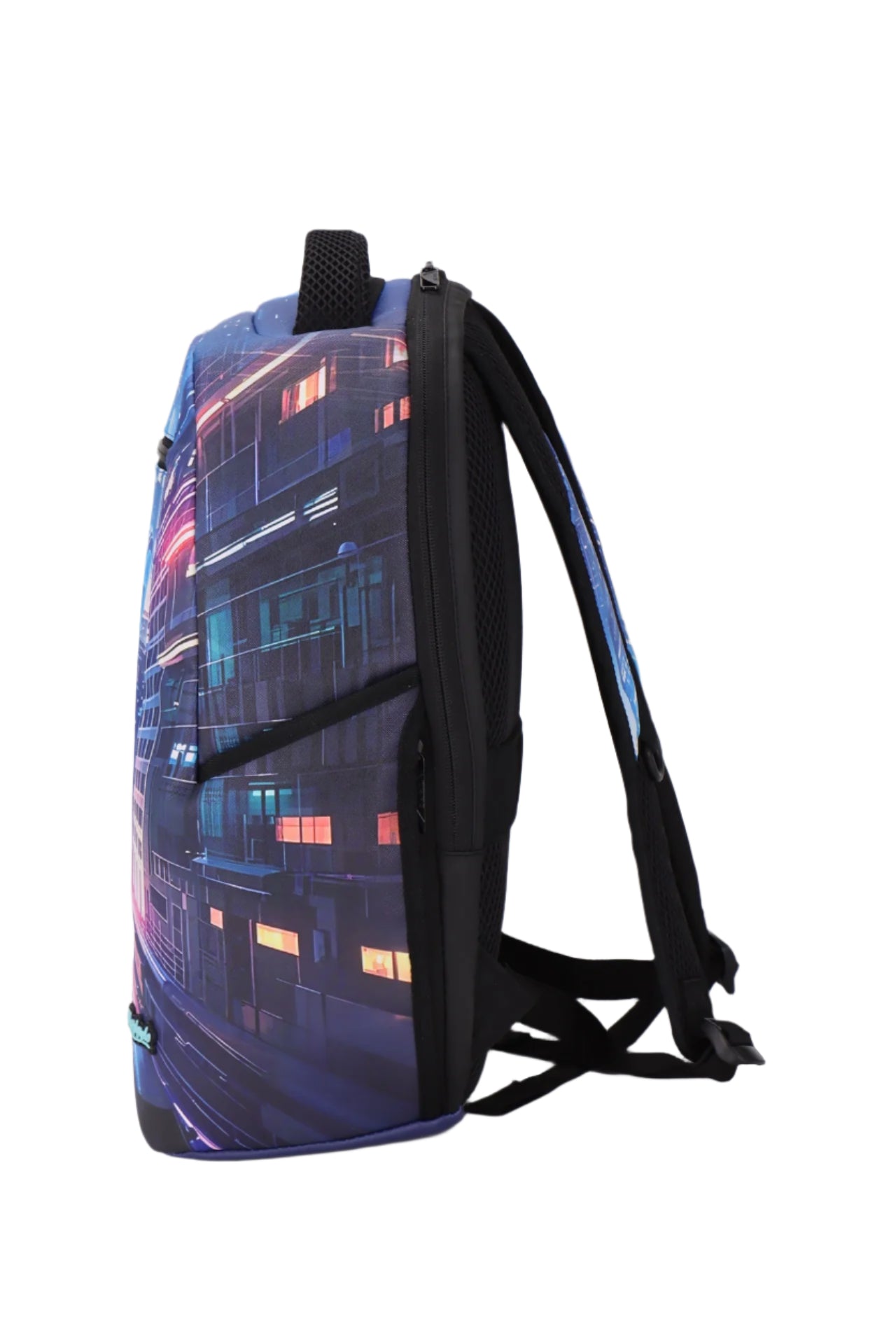 תיק גב גרפיטי מודפס לבית ספר מסדרת hype Collection מבית המותג MARSHMELO דגם Blue Whale