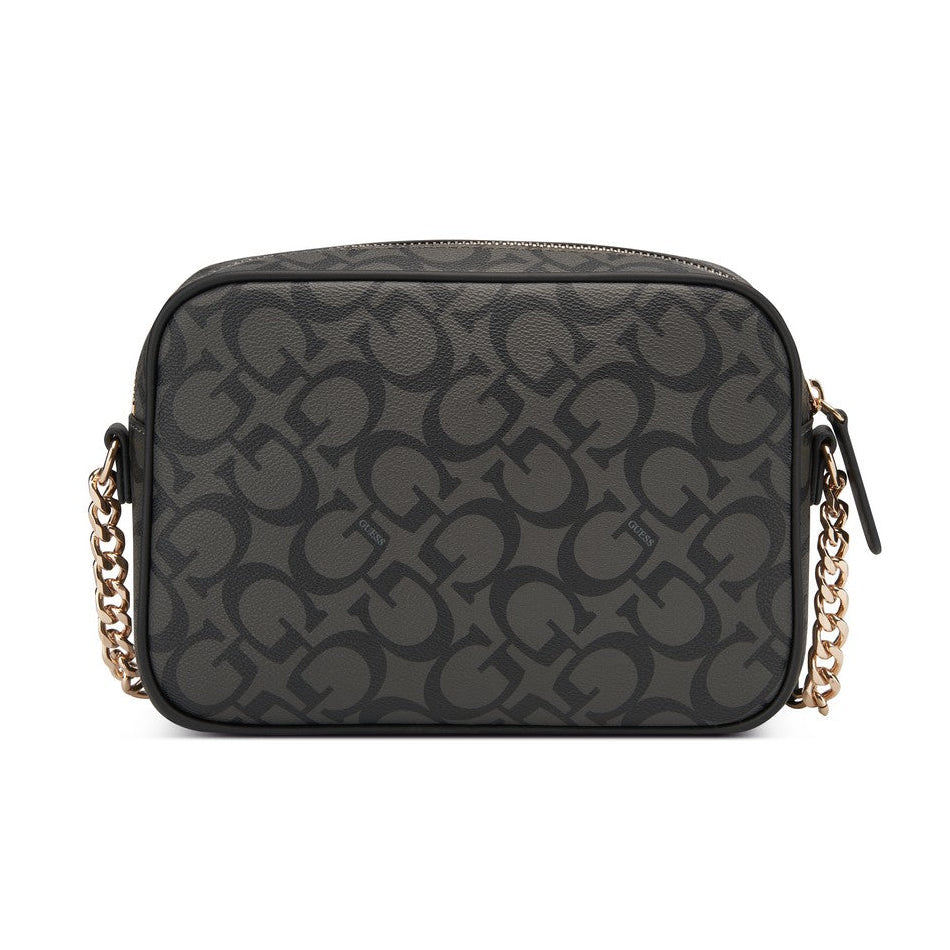 תיק צד מיני אלגנטי דגם KERRY MINI CROSSBODY TOP ZIP מבית מותג האופנה העולמי GUESS