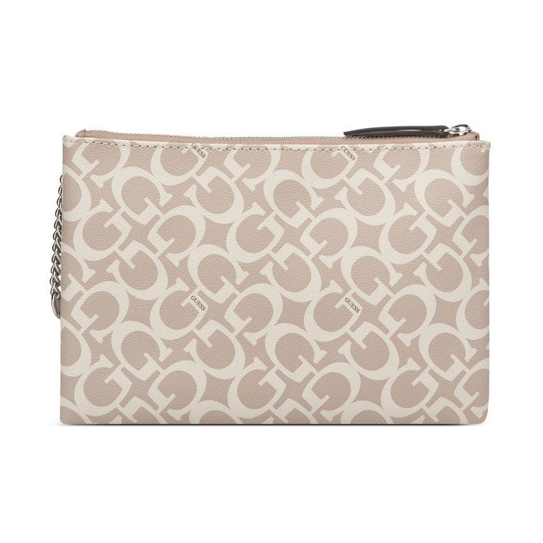 תיק צד אלגנטי דגם TIDEWOOD MINI DOUBLE ZIP CROSS מבית מותג האופנה העולמי GUESS