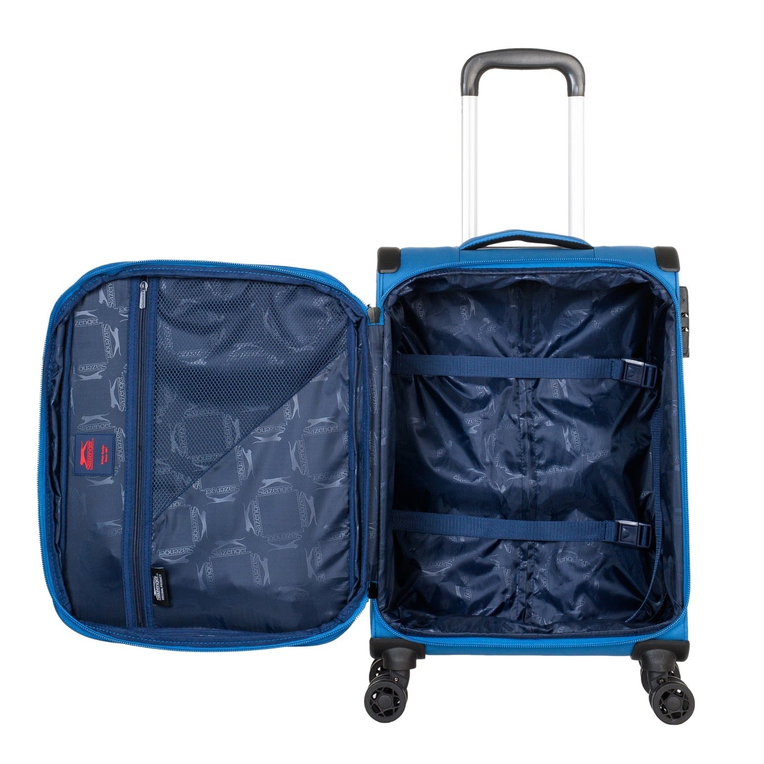 מזוודת טרולי עליה למטוס מתרחבת ואיכותית 19" מבית SLAZENGER דגם New York II