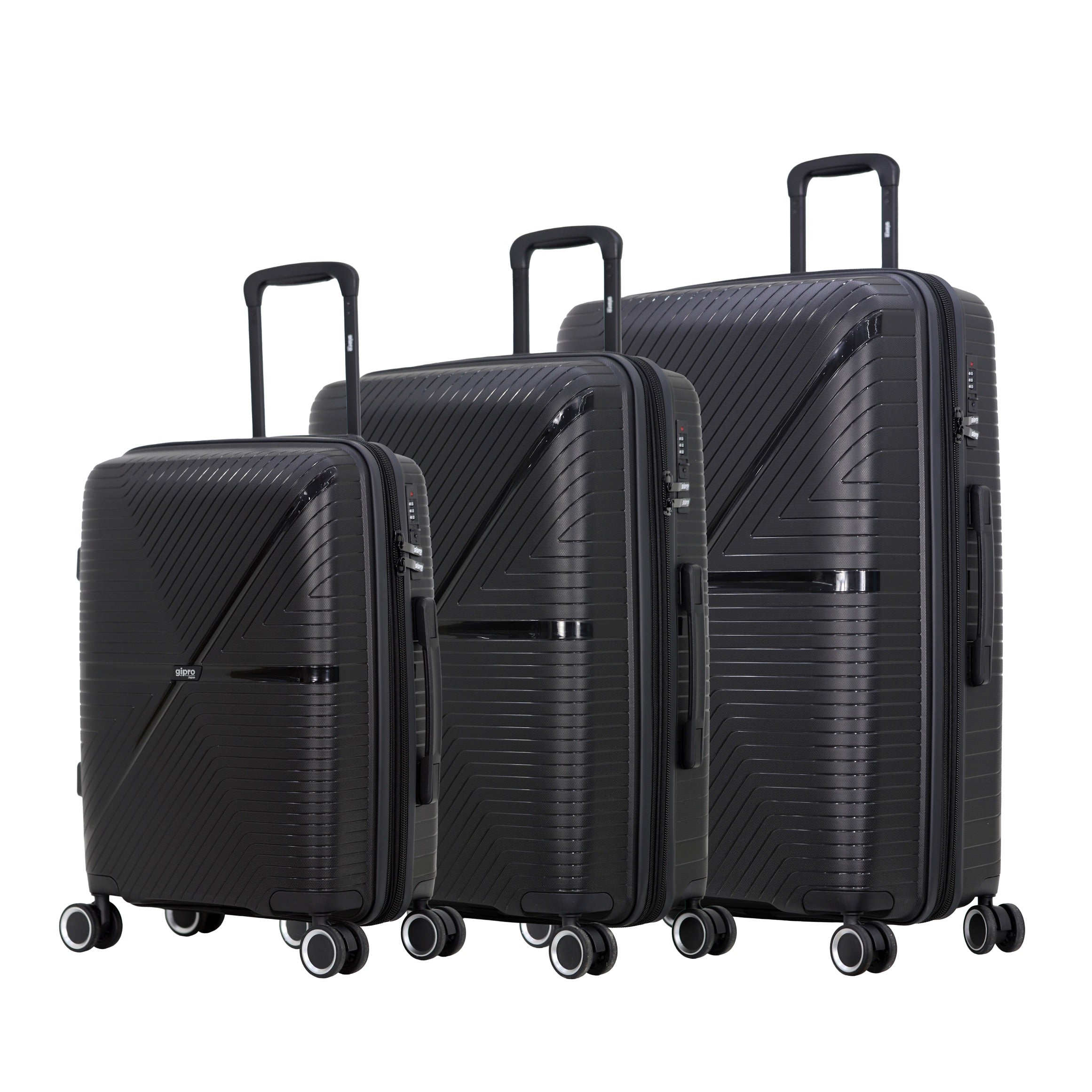 סט מזוודות קשיחות איכותיות דגם LYNX מבית המותג GIPRO JAPAN