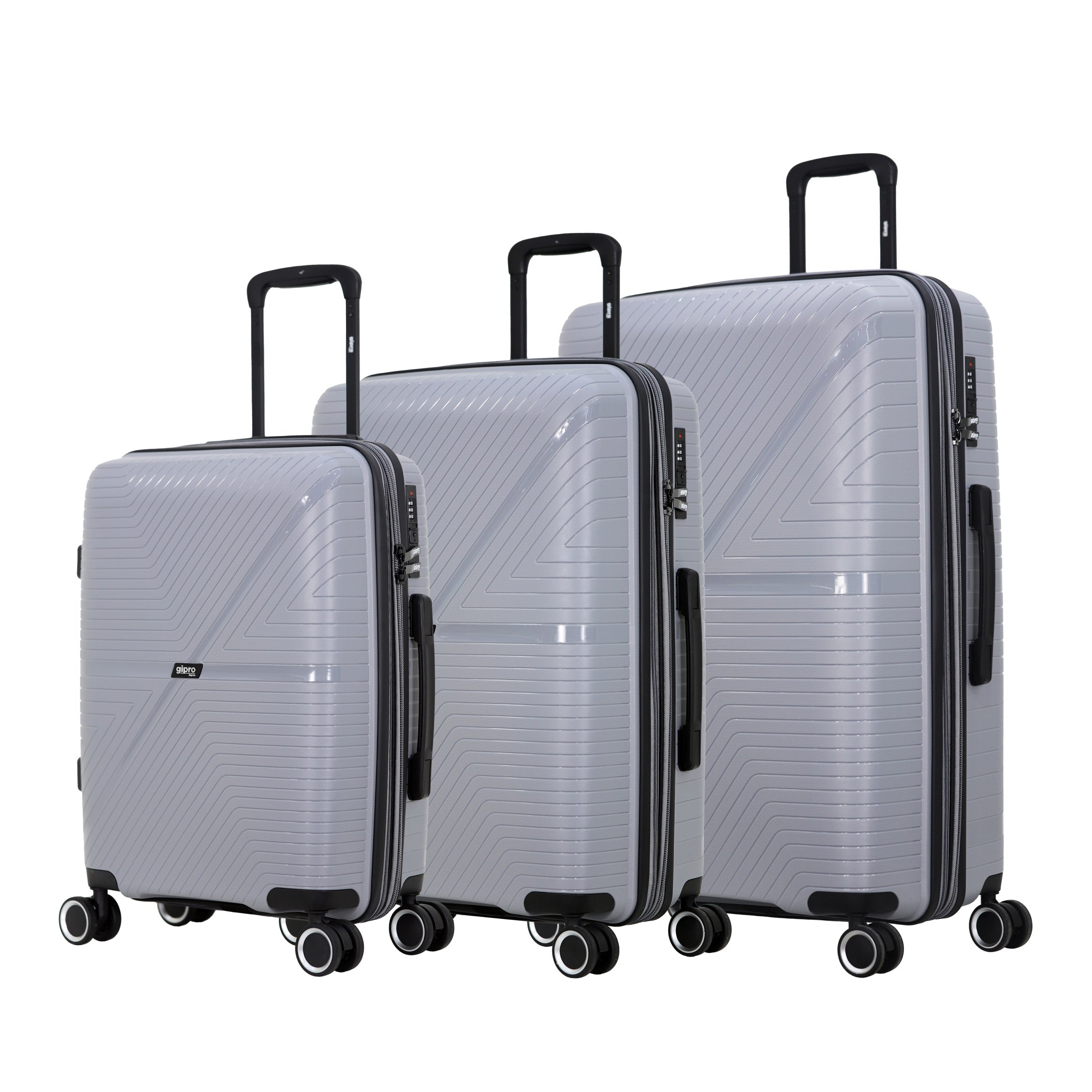 סט מזוודות קשיחות איכותיות דגם LYNX מבית המותג GIPRO JAPAN