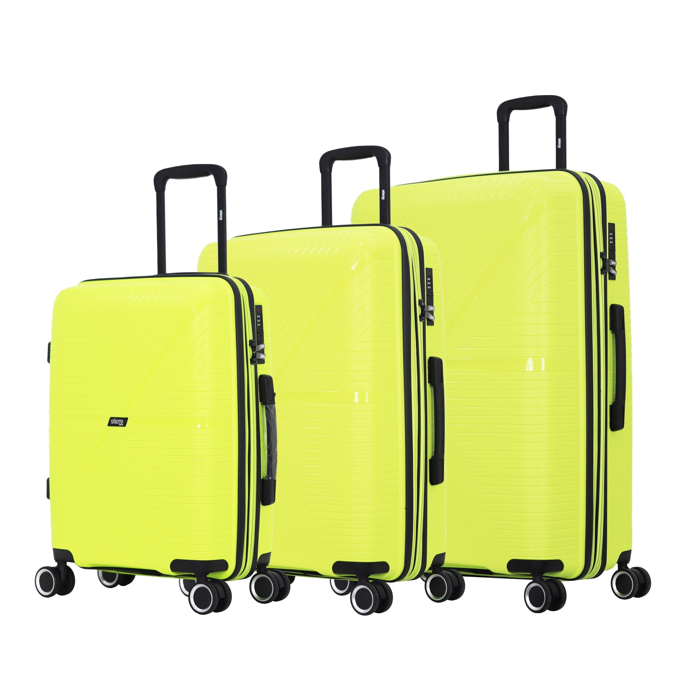 סט מזוודות קשיחות איכותיות דגם LYNX מבית המותג GIPRO JAPAN