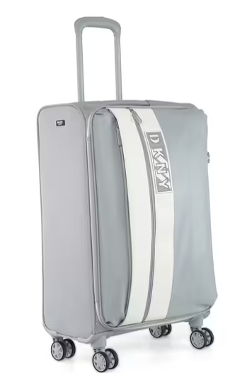 ✮✮בלעדי בישראל✮✮ מזוודה בד בינונית 24" אופנתית מבית מעצבת העל Donna Karan DKNY דגם INSTINCT 408