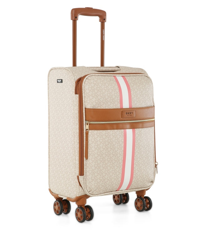 מזוודה בד טרולי עליה למטוס 20" אופנתית מבית מעצבת העל Donna Karan DKNY דגם SIGNATURE 636