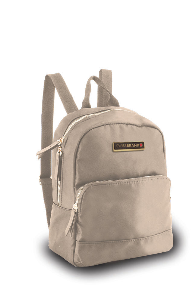 תיק גב קטן\גדול אלגנטי מבית המותג השוויצרי SwissBrand דגם Mallorca S\L