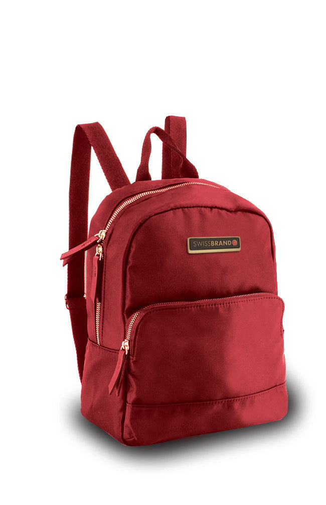 תיק גב קטן\גדול אלגנטי מבית המותג השוויצרי SwissBrand דגם Mallorca S\L