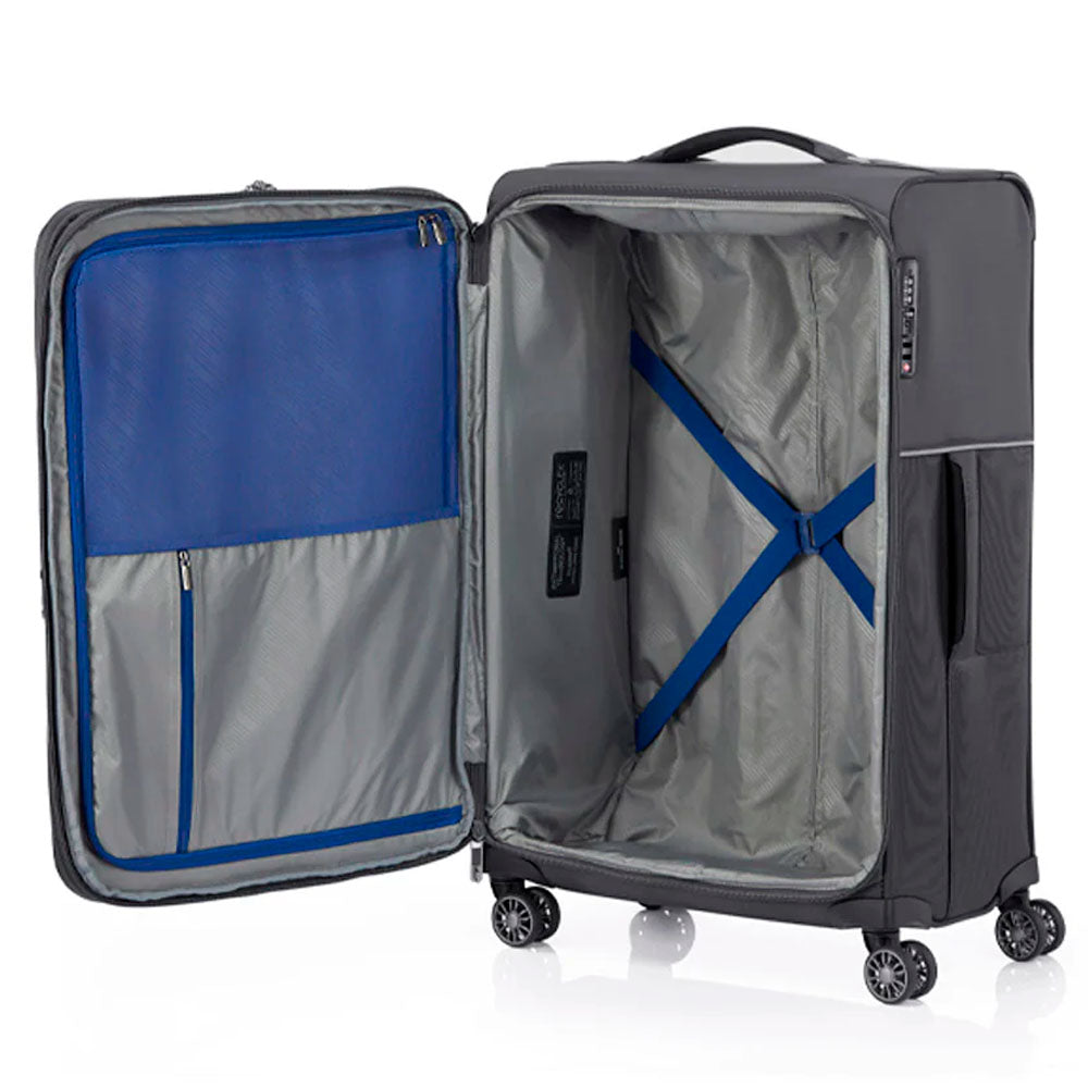 מזוודה גדולה במיוחד בד ״30 קלה במיוחד 2.9 ק״ג מבית סמסונייט Samsonite דגם 73H Spinner