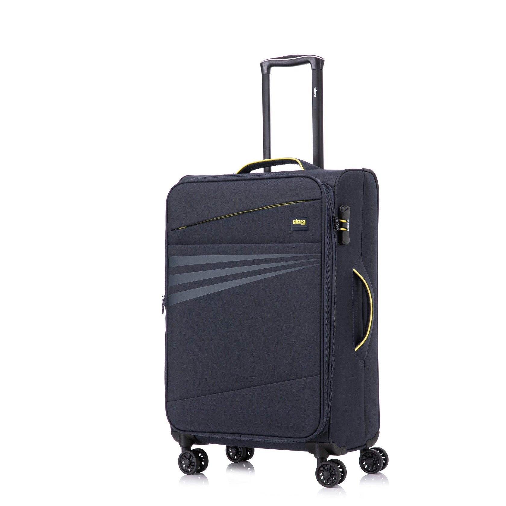 מזוודה בינונית בד מתרחבת וקלת משקל דגם OSAKA מבית המותג GIPRO JAPAN