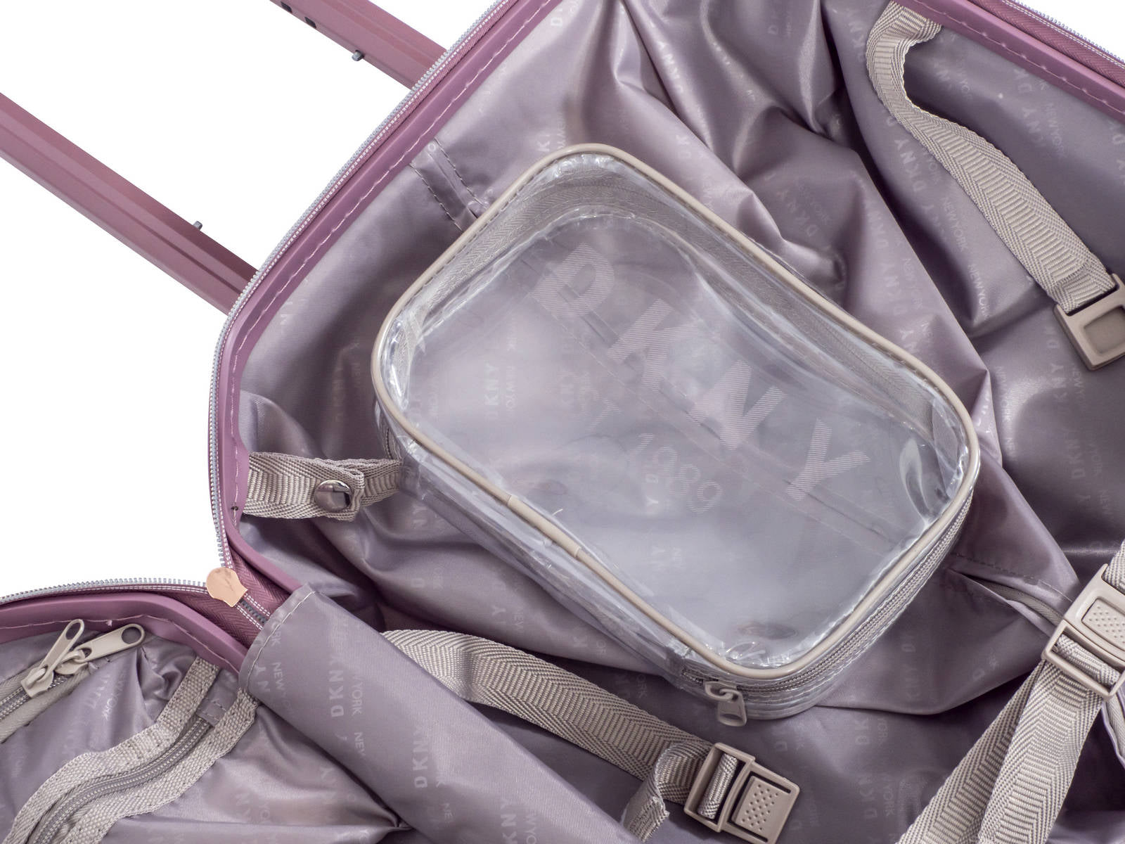 מזוודה קטנה טרולי עליה למטוס 20" אופנתיות מבית מעצבת העל Donna Karan DKNY דגם ALLURE 2.0