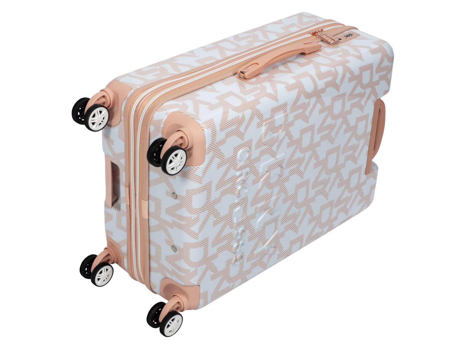 ✮✮בלעדי בישראל✮✮ מזוודה בינונית 24" אופנתית מבית מעצבת העל Donna Karan DKNY דגם SIGNATURE BIG LOGO