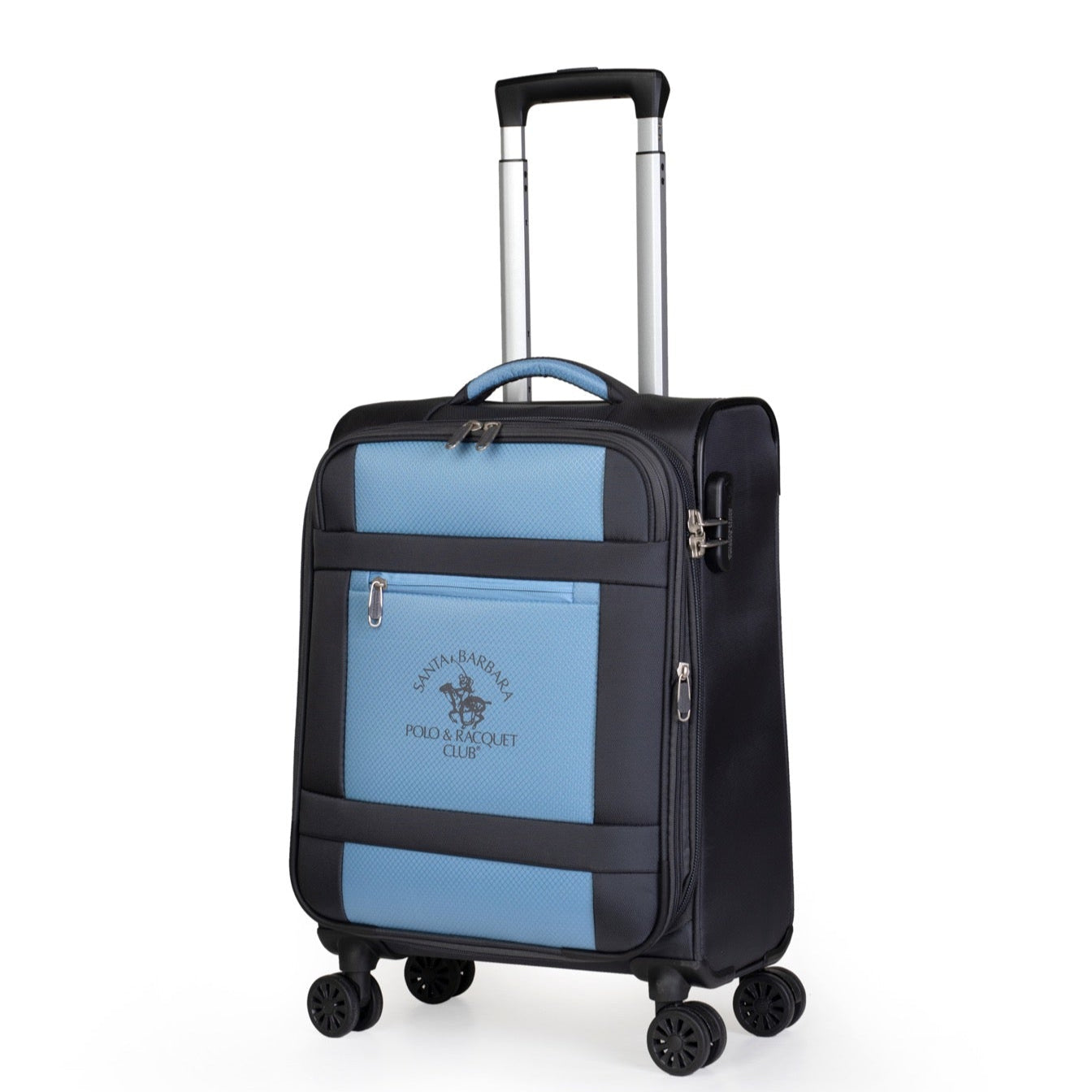 מזוודת עליה למטוס טרולי מתרחבת בד "19 דגם LOS ANGELES מבית המותג היוקרה POLO CLUB