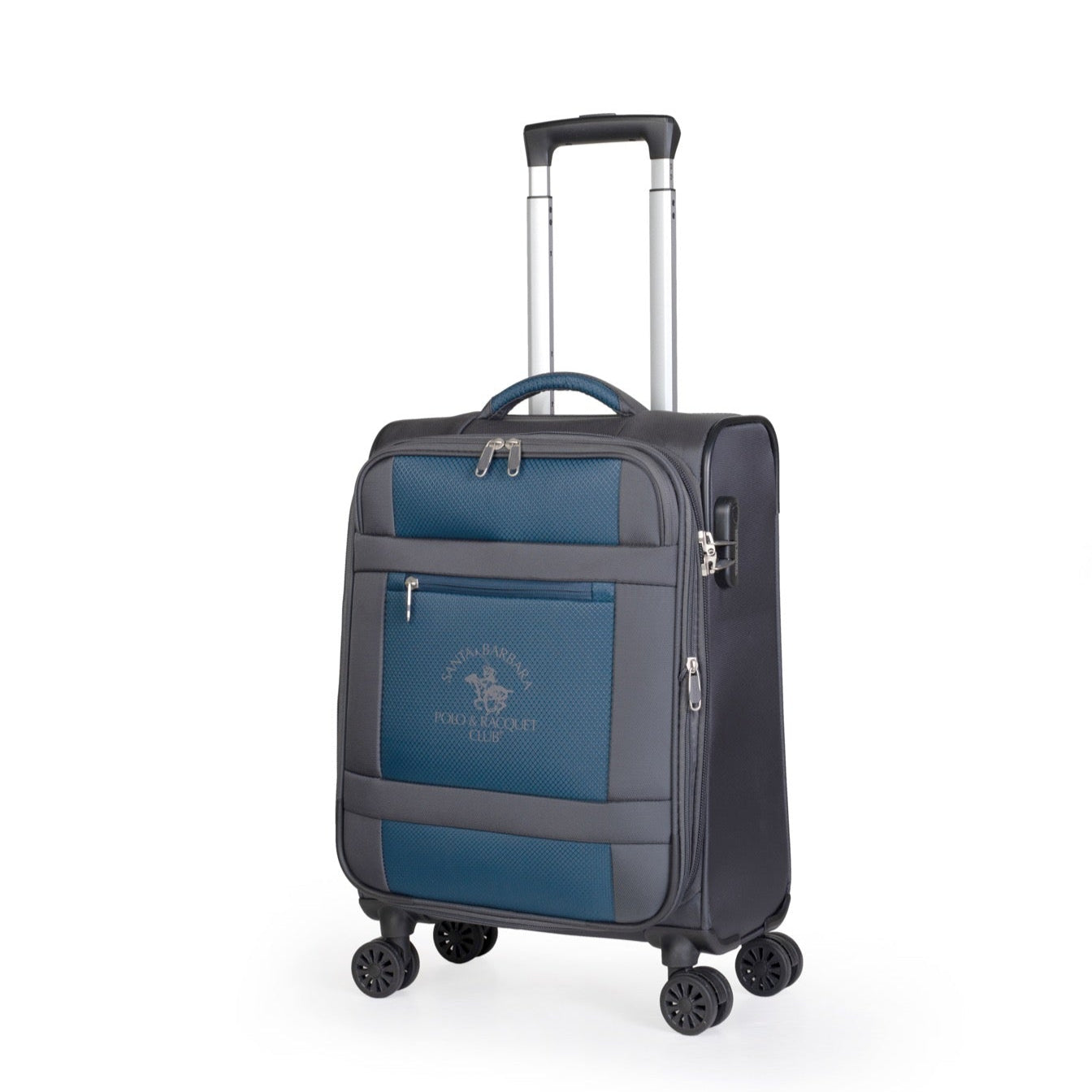 מזוודת עליה למטוס טרולי מתרחבת בד "19 דגם LOS ANGELES מבית המותג היוקרה POLO CLUB