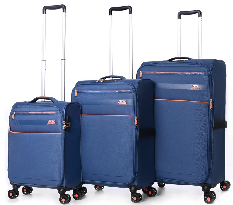 סט 3 מזוודות בד קלות במיוחד דגם B-lite מבית חברת היוקרה Slazenger
נייבי