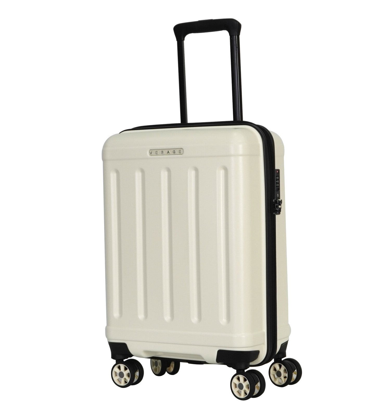 מזוודה קשיחה קטנה עלייה למטוס 19" בלתי שבירה עם פטנט הגלגל המתפרק מבית היוקרה VERAGE דגם GENOVA המפואר