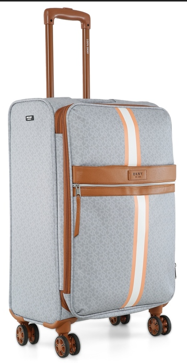 ✮✮ מזוודה בד גדולה 28" אופנתית מבית מעצבת העל Donna Karan DKNY דגם SIGNATURE 636