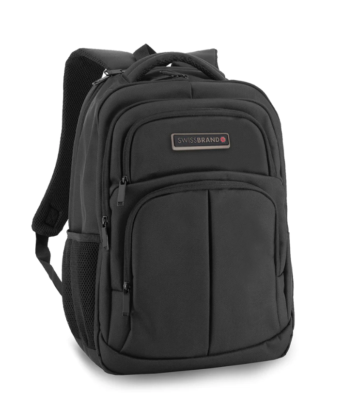 תיק גב פונקציונלי ללפטופ 15.6" מבית המותג השוויצרי SwissBrand דגם BELLINGHAM