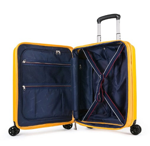 מזוודה טרולי עליה למטוס קשיחה 20" בלתי שבירה מסדרת הפרימיום מבית היוקרה VERAGE דגם DIAMOND המפואר