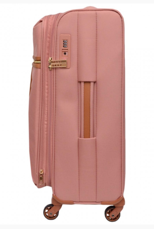 מזוודה בד גדולה 28" קלה ואופנתית מבית מעצבת העל Donna Karan DKNY דגם AUTOGRAPH 421