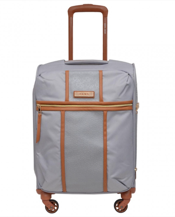 מזוודה בד קטנה עליה למטוס 20" אופנתית מבית מעצבת העל Donna Karan DKNY דגם AUTOGRAPH 421