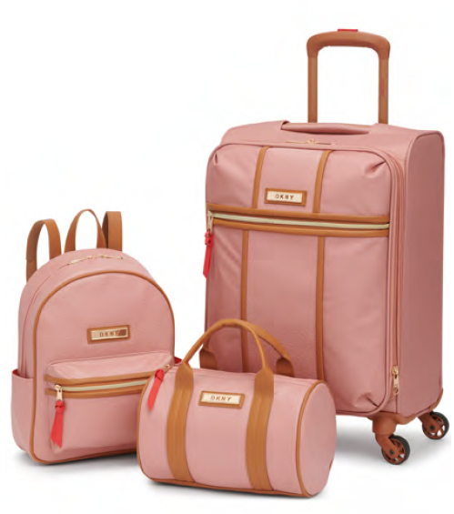 מזוודה בד גדולה 28" קלה ואופנתית מבית מעצבת העל Donna Karan DKNY דגם AUTOGRAPH 421