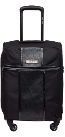 מזוודה בד קטנה עליה למטוס 20" אופנתית מבית מעצבת העל Donna Karan DKNY דגם AUTOGRAPH 421