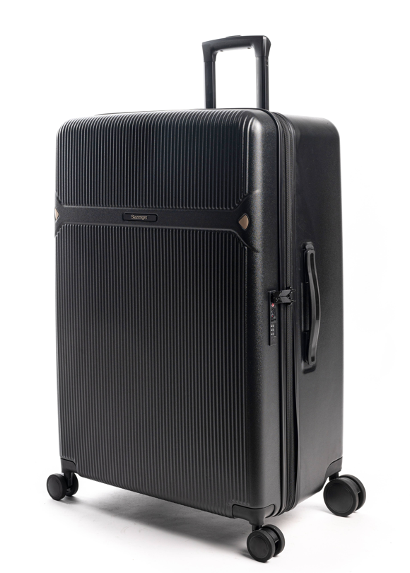 מזוודה בינונית קשיחה 24" פרימיום מבית היוקרה SLAZENGER שחור