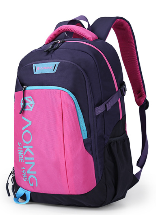 תיק גב איכותי לבית הספר AOKING דגם School Backpack ורוד