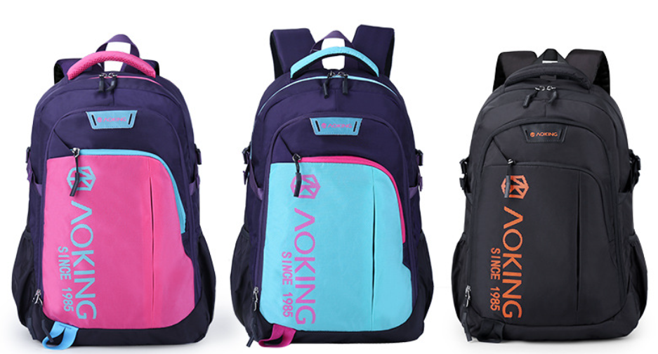 תיק גב איכותי לבית הספר AOKING דגם School Backpack ב3 צבעים לבחירה