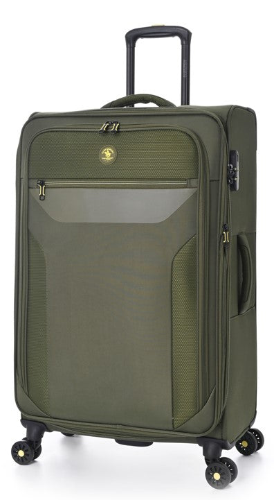 מזוודה בד בינונית 24" בעיצוב קלאסי מבית המותג POLO CLUB  דגם ATLANTA