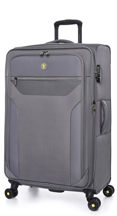 מזוודה בד בינונית 24" בעיצוב קלאסי מבית המותג POLO CLUB  דגם ATLANTA