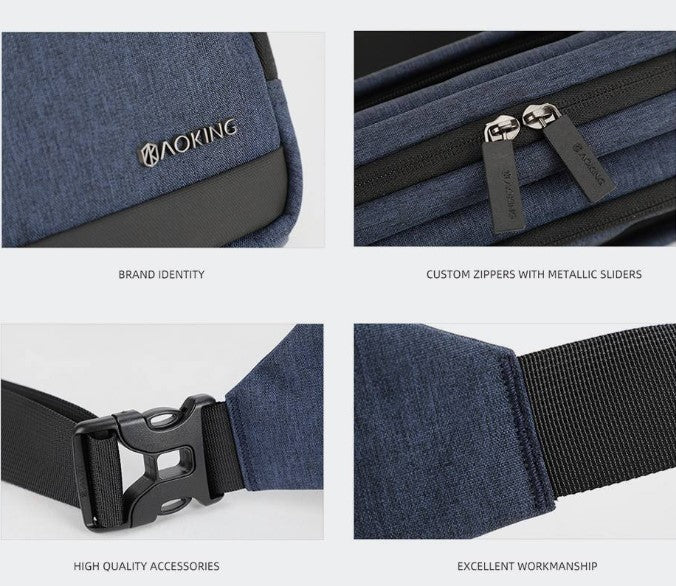 פאוץ’ קלאסי פונקציונלי מאוד  AOKING דגם Travel נוח ומושלם לנסיעות